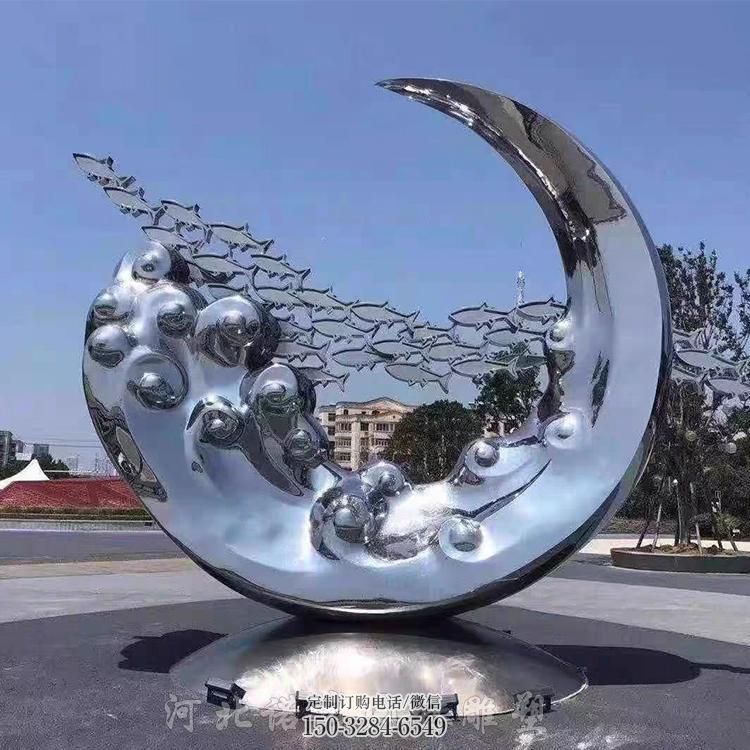 金屬雕塑服務(wù)商，美陳雕塑，不銹鋼雕塑訂做