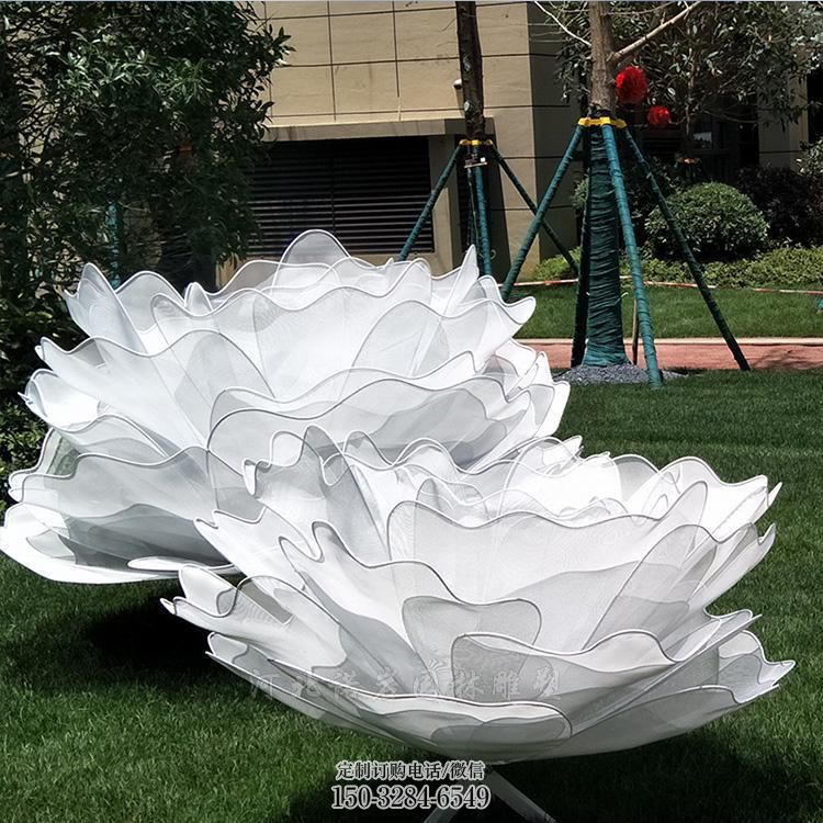 金屬雕塑供應(yīng)，花園小品，大型不銹鋼雕塑展品