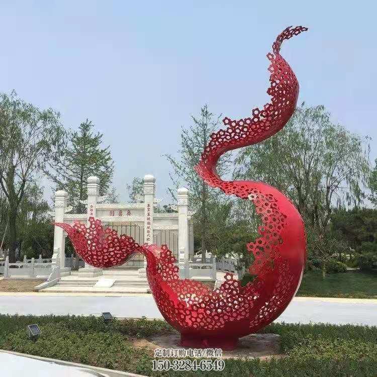 景觀金屬雕塑優(yōu)選，陸地?cái)[件，園林不銹鋼雕塑供應(yīng)
