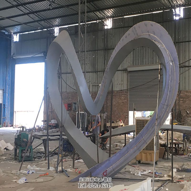 公共love雕塑訂做，城市裝飾，庭院燈光love雕塑展品
