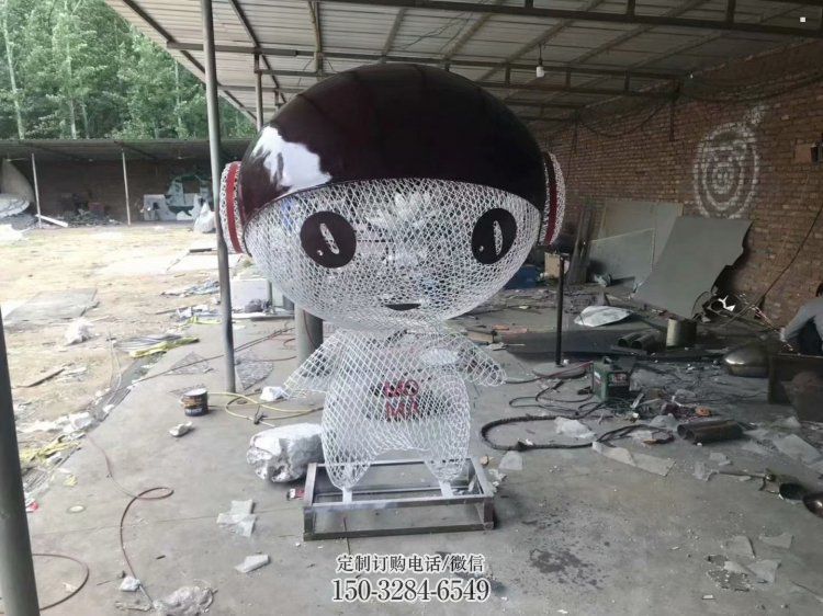 動(dòng)漫人物雕塑廠家，編織工藝，公園廣場(chǎng)戶外卡通人物雕塑