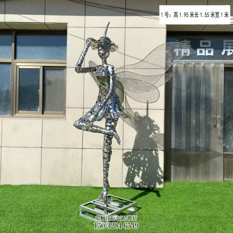 鏤空舞者雕塑生產(chǎn)，景區(qū)案例，鐵藝跳舞雕塑優(yōu)選
