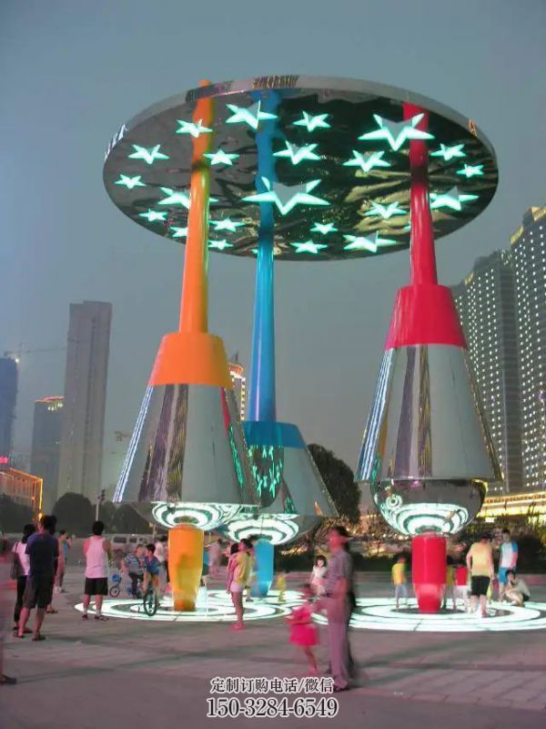 升華雕塑,燈光效果，廣場城市藝術(shù)景觀雕塑