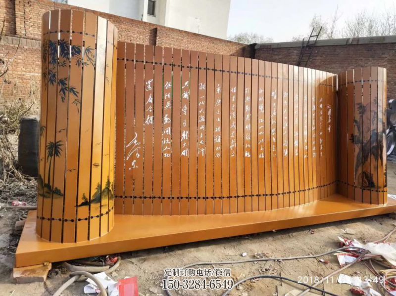 噴漆竹簡雕塑 中式村口標(biāo)識雕塑 草地書本雕塑 噴漆竹簡雕塑 中式村口標(biāo)識雕塑 草地書本雕塑