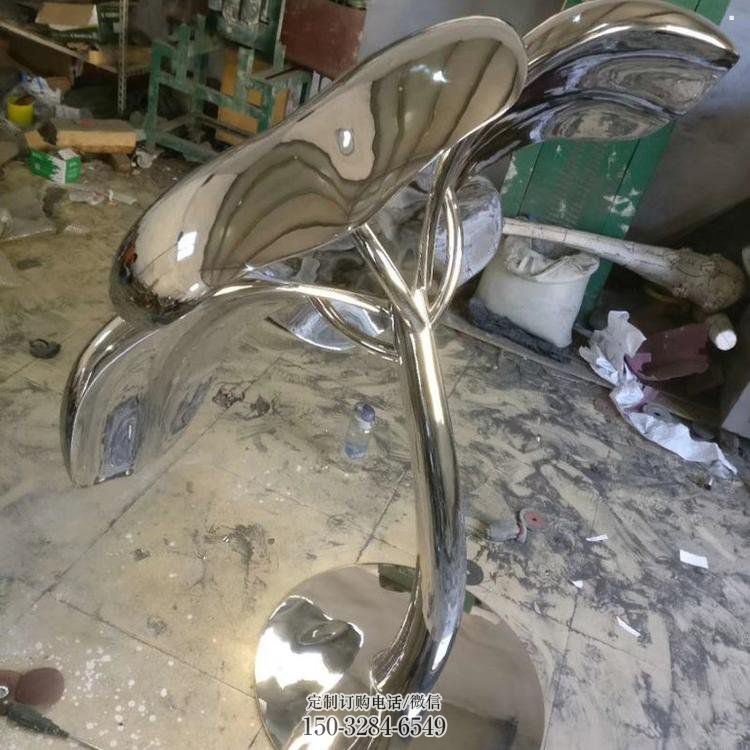 四葉草雕塑精選，景區(qū)雕塑，不銹鋼四葉草雕塑工程